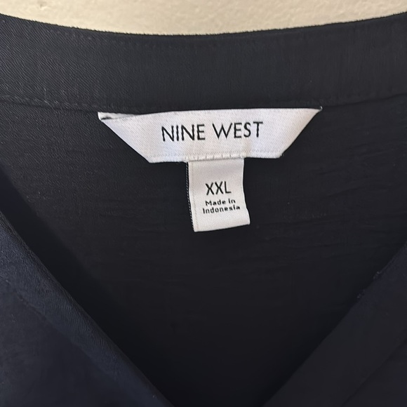 Nine West Classic Black Ruffle Dress - Picture 2 of 6